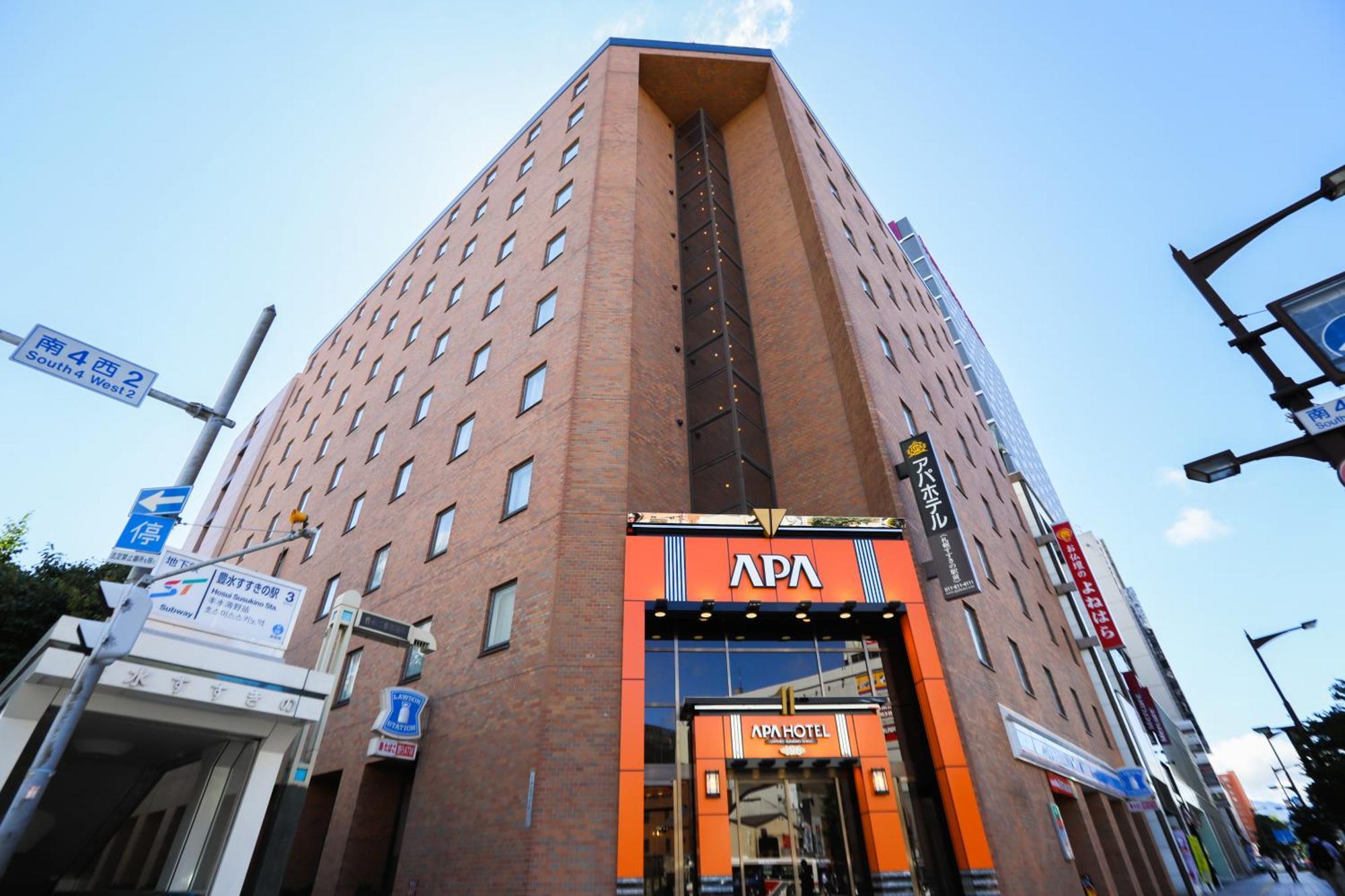 Apa Hotel Sapporo Susukino Ekimae Exteriör bild